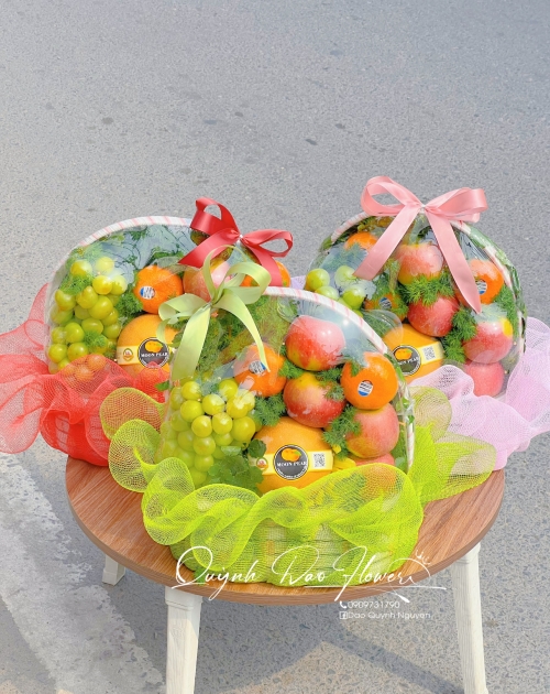 Giỏ trái cây giá rẻ, 1 mặt trước 