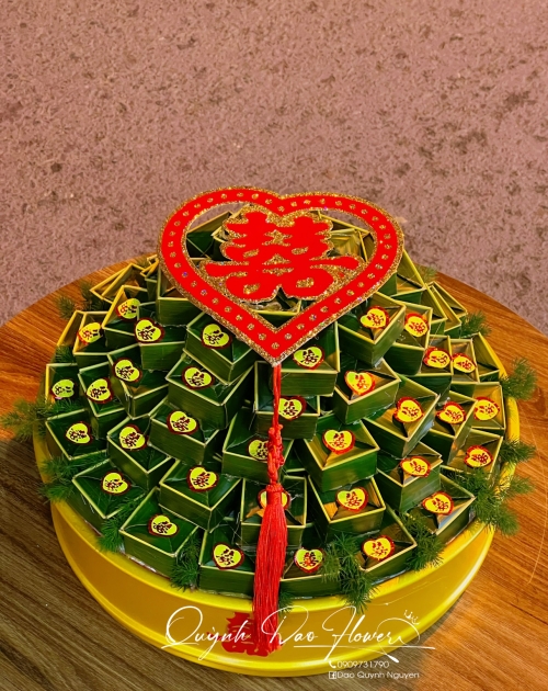 Mâm 6 quả cưới truyền thống 