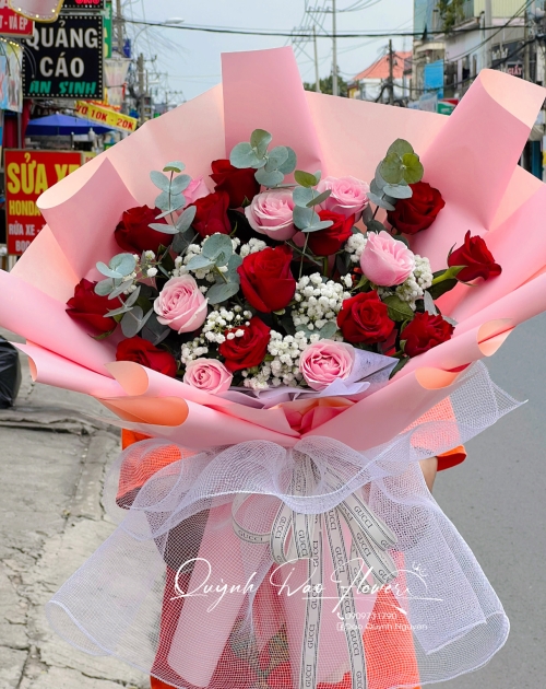 Bó hoa hồng tặng sinh nhật mẹ iu