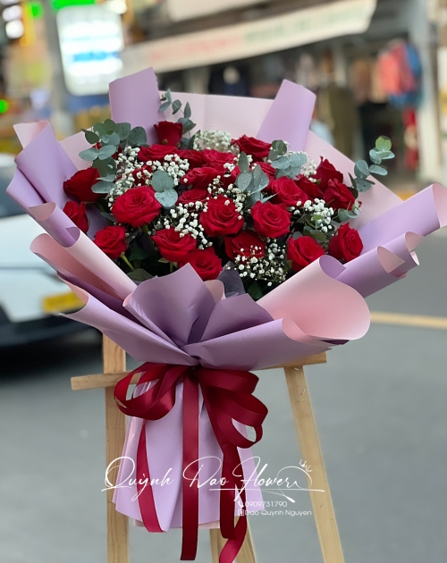 Bó hoa hồng đỏ 26 bông