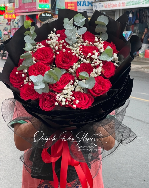 Bó hoa Hồng ohara to tại Thủ Đức, quận 8