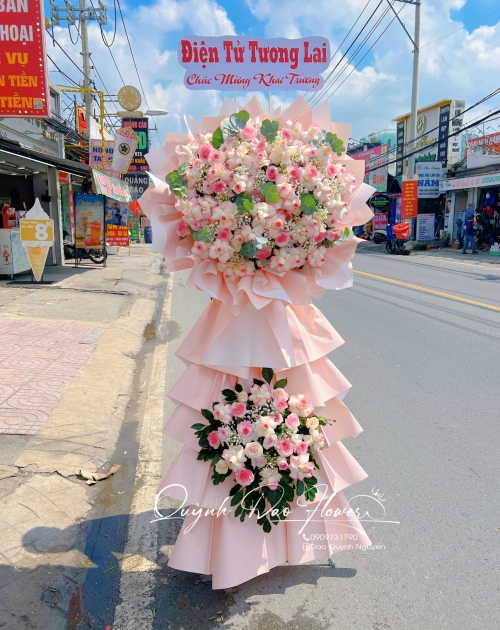 Kệ khai trương Bình Dương 