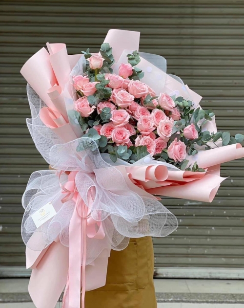 Bó hoa tone Hồng sang trọng 