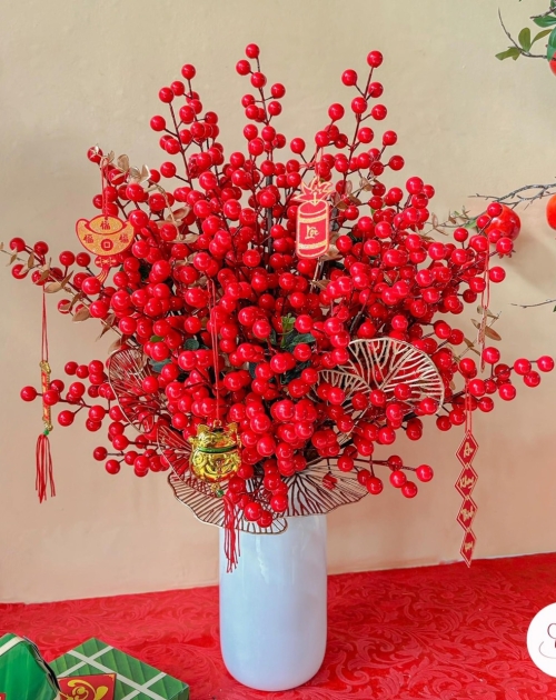 Hoa trưng để bàn tết