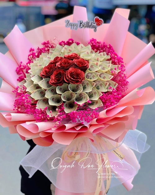 Bó hoa tiếng 10k tặng sinh nhật bạn
