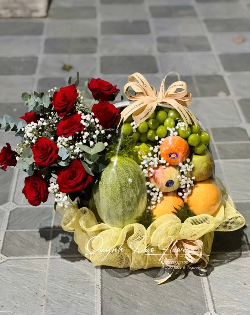 Giỏ trái cây cao cấp đi biếu 