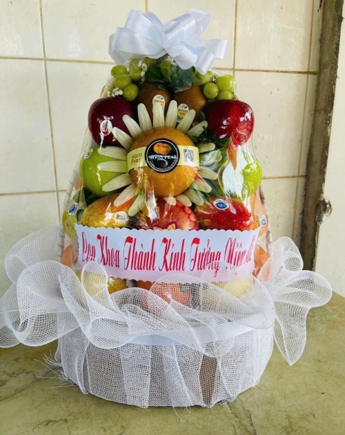 Giỏ trái cây viếng cao to