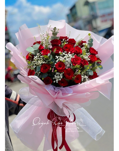 Bó hoa hồng tặng sinh nhật đồng nghiệp 