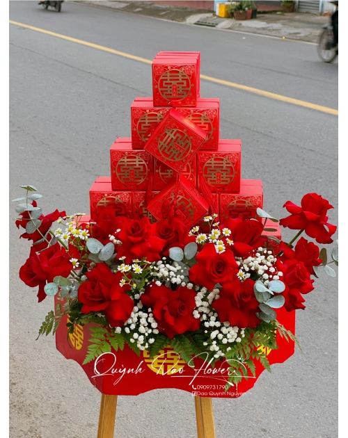 Mâm 4 quả cưới hỏi 
