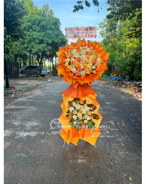 Kệ khai trương Thủ Đức 
