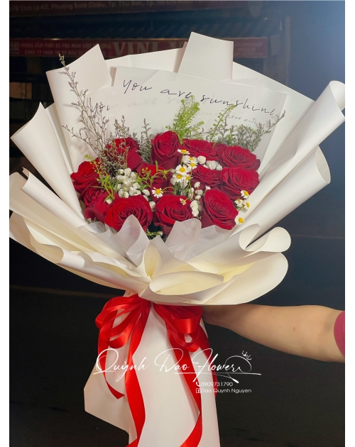 Bó hoa Hồng valentine 