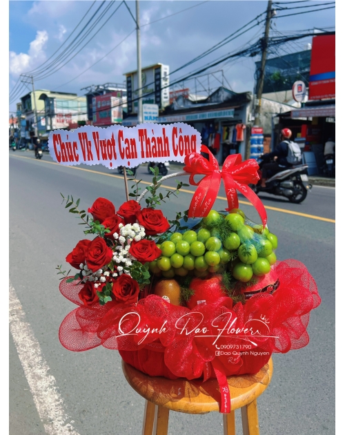 Giỏ trái cây mừng vượt cạn