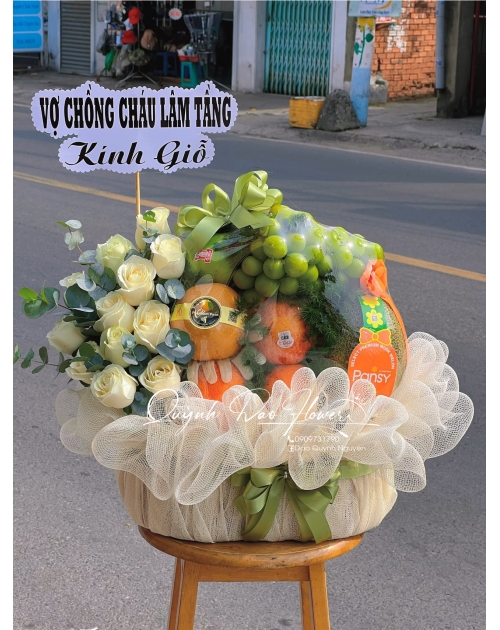 Giỏ trái cây giỗ đầu 