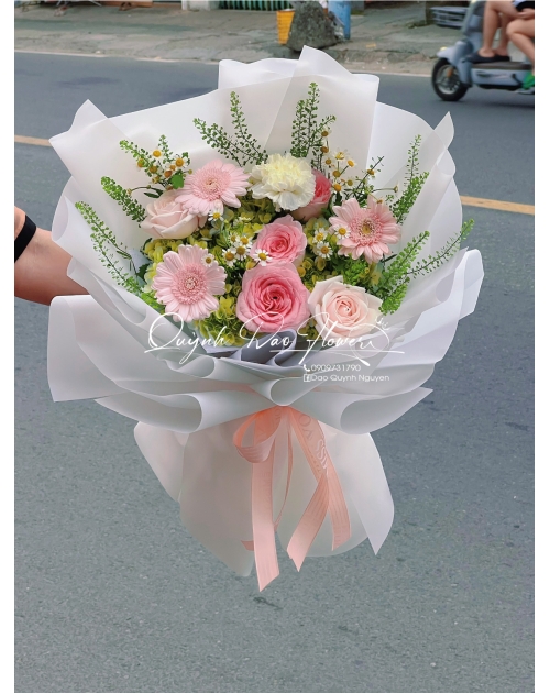 Hoa xinh tone paster