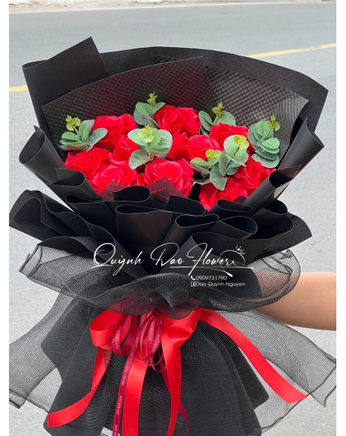Bó hoa sáp cao cấp 10 bông