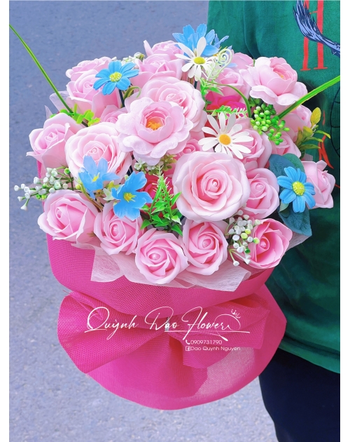 Bó hoa sáp cao cấp quận 12 hcm