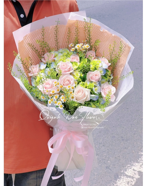 Bó hoa cẩm tú cầu gò vấp 