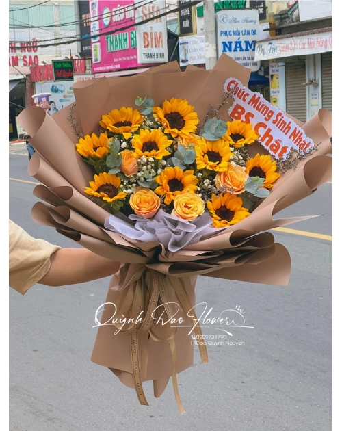 Bó hoa hướng dương tặng sinh nhật 