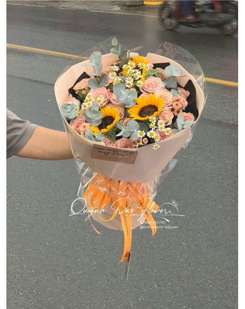 Bó hoa capuchino tại bình Thạnh 