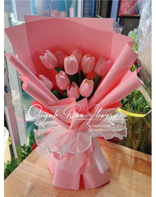 Bó hoa sáp tulip thủ Đức 