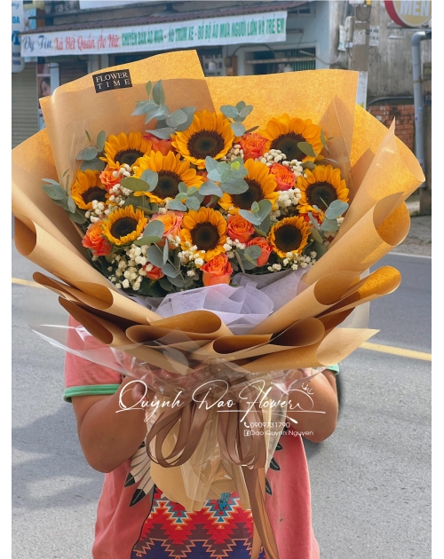 Bó hoa tặng đại biểu, chúc mừng 