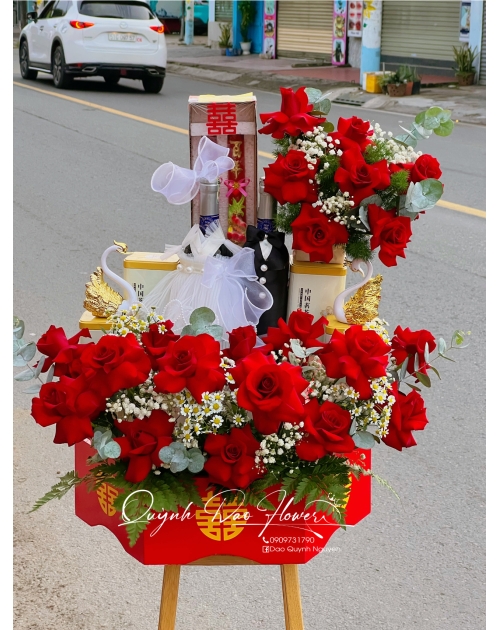 Mâm 4 quả cưới hỏi 