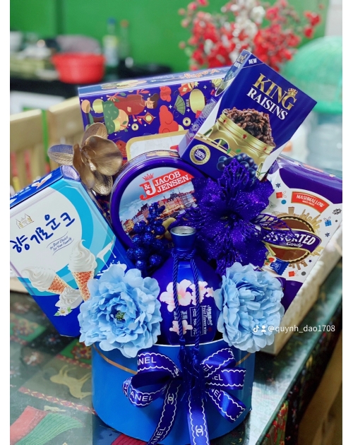 Giỏ quà Tết sang trọng 