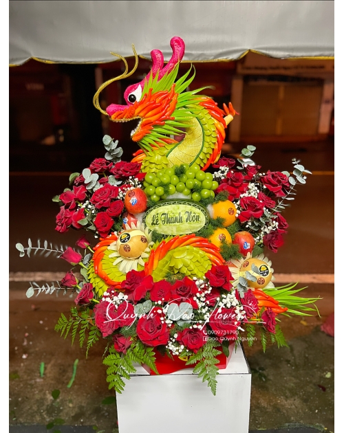 Mâm 6 quả rồng phụng 