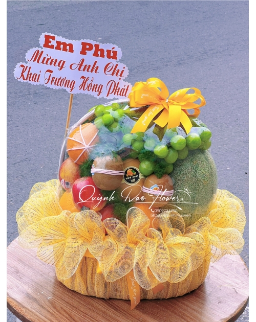 Giỏ trái cây mừng khai trương 