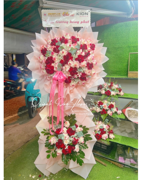 Kệ hoa khai trương Dĩ An- Thủ Đức 