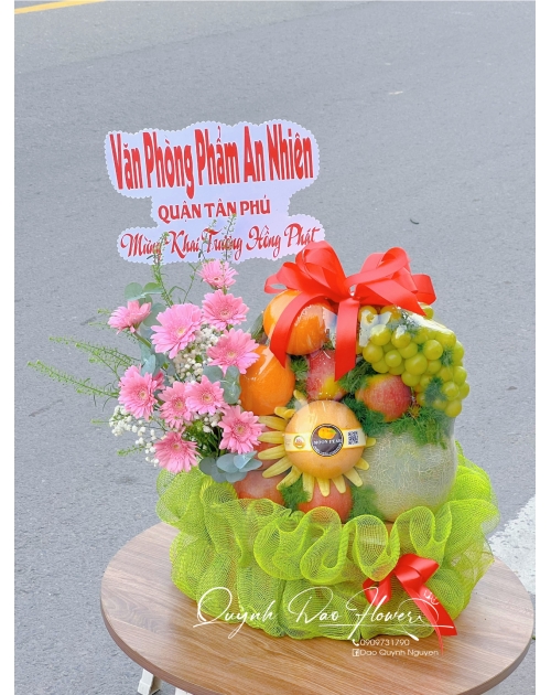 Giỏ trái cây mừng khai trương  tại Dĩ an