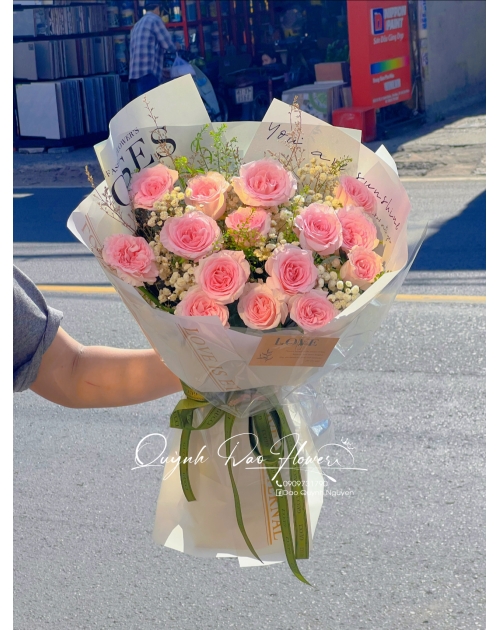 Bó hoa hồng lạc thần tại Bình Dương 
