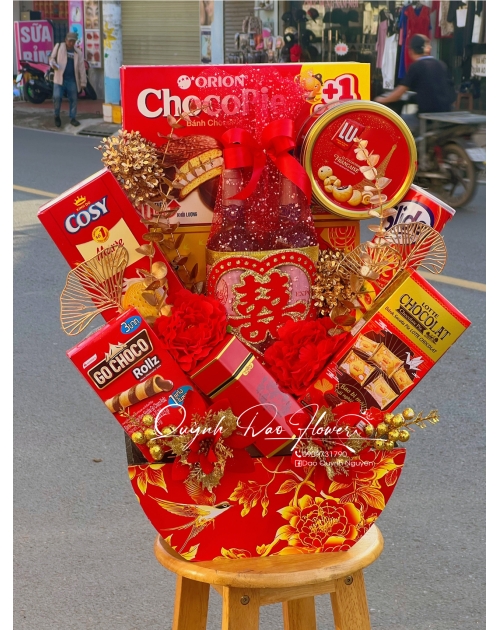 Lễ dạm ngõ bánh trà rượu 