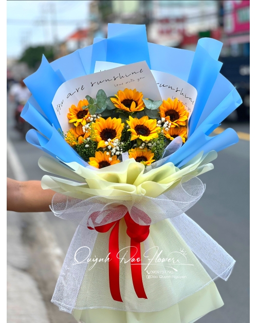 Bó hoa hướng dương tặng sự kiện, đại biểu 