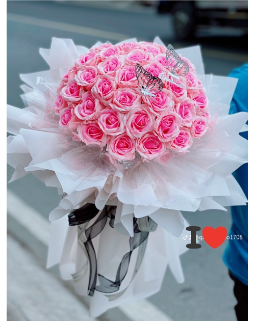 Bó hoa sáp công chúa cao cấp, shop hoa gần nhất 
