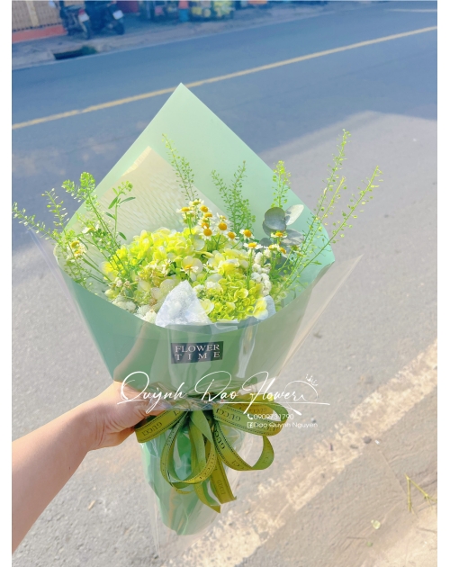 Bó hoa Cẩm Tú cầu nhỏ