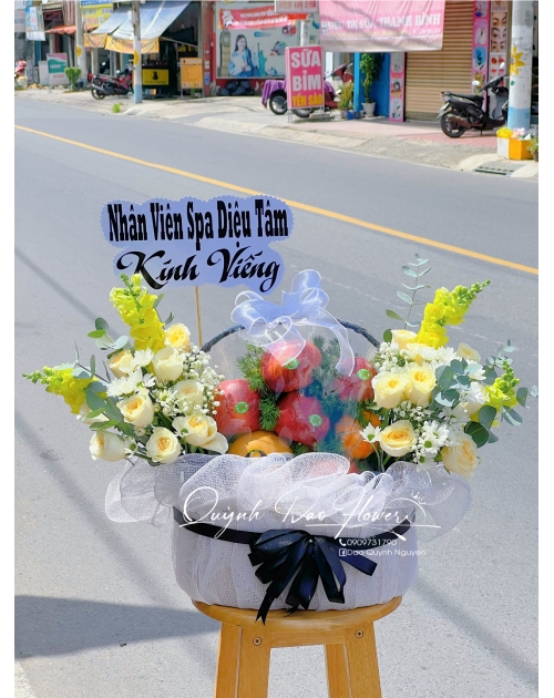 Giỏ trái cây viếng đám tang 