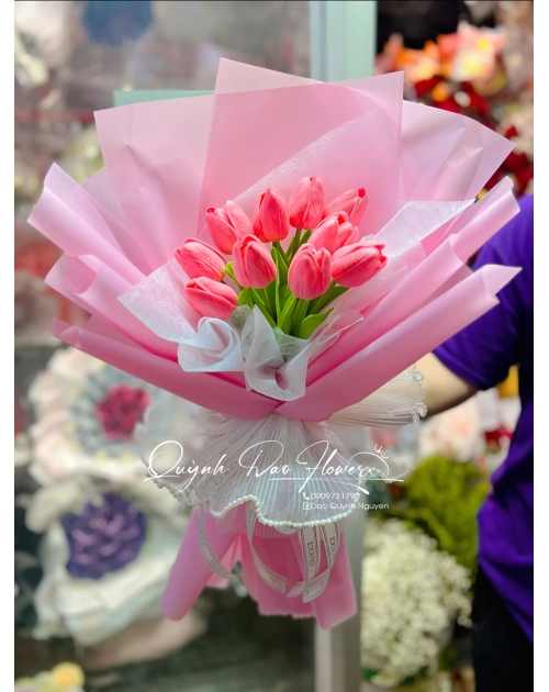 Bó hoa tulip nhỏ