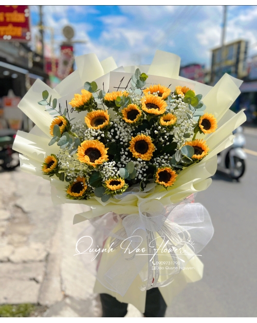 Bó hoa hướng dương to đẹp 