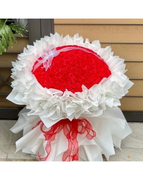 Bó hoa Hồng đỏ công chúa xinh đẹp 
