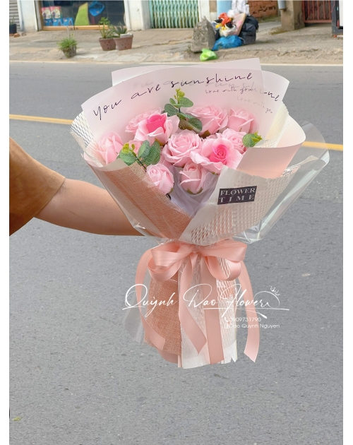 Bó hoa sáp cao cấp pasrer