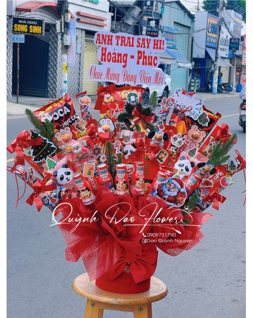 Hộp bánh kẹo Noel 