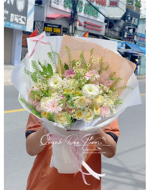 Bó hoa mix đẹp Thủ Đức 