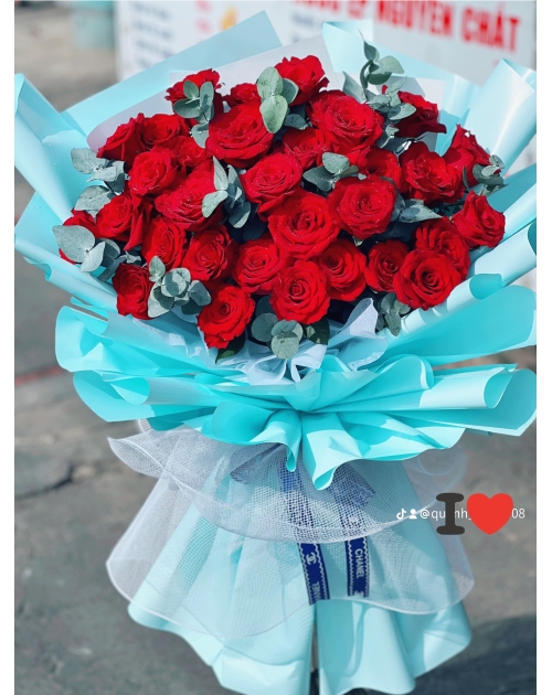 Bó hoa Hồng đỏ tặng sếp đẹp