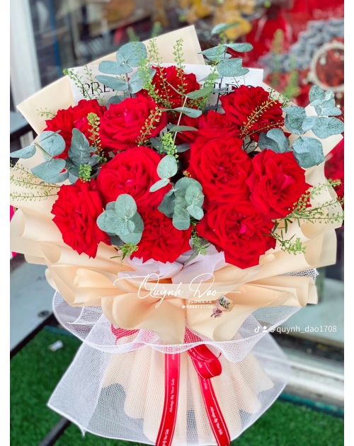 Bó hoa Hồng đỏ tặng sếp