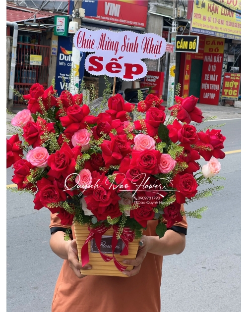 Giỏ hoa mừng khai trương gò vấp 