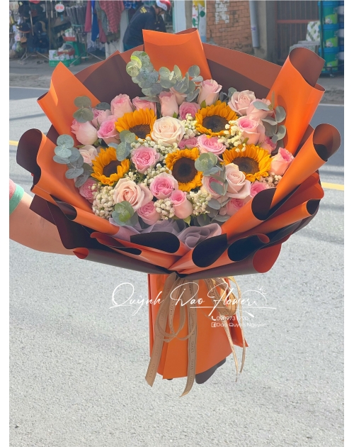 Bó hoa hướng dương tặng thầy 