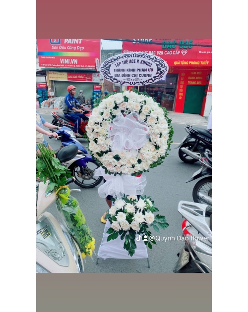 Kệ viếng màu trắng rẻ nhất 