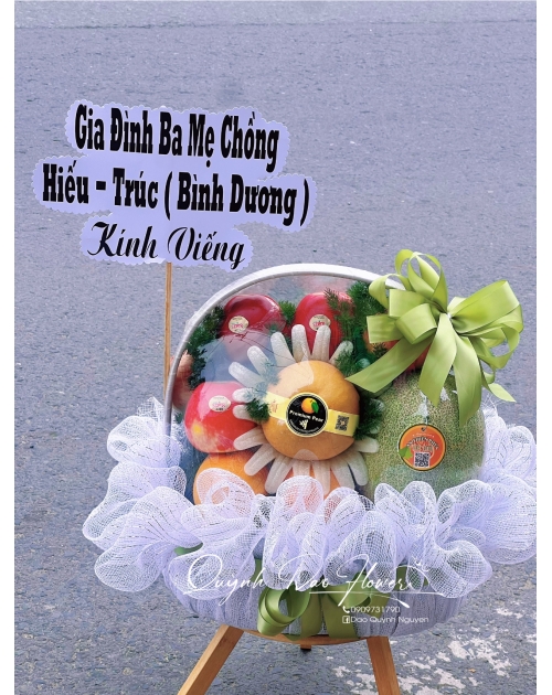 Giỏ trái cây viếng gò vấp 