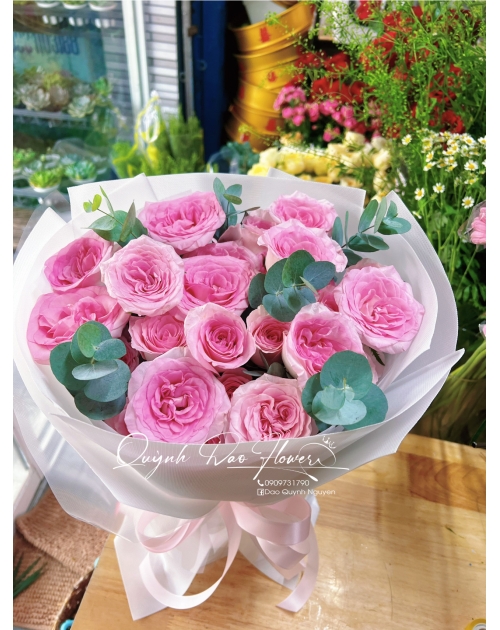 Bó hoa hồng lạc thần gò vấp 